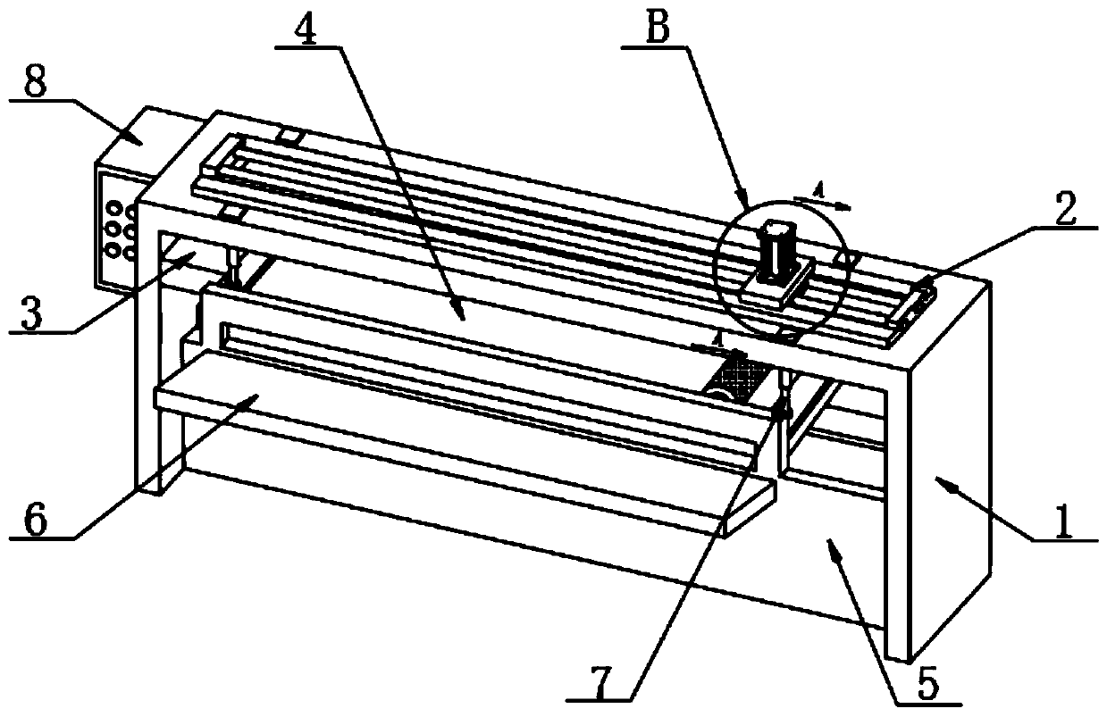 Surface treatment device for aluminum magnesium alloy die castings