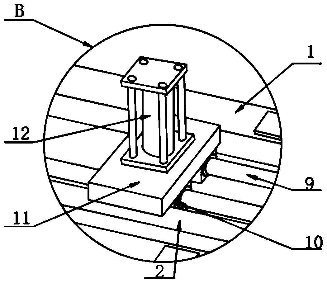 Surface treatment device for aluminum magnesium alloy die castings