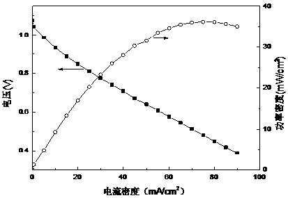 A single component for fuel cell and its preparation method