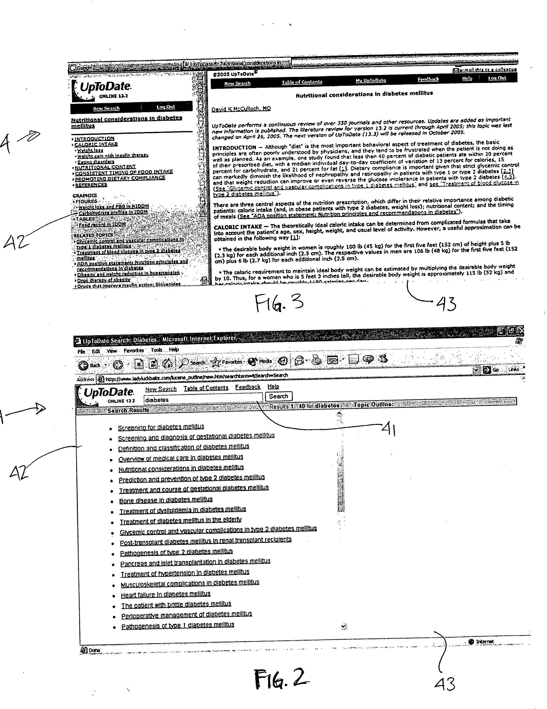 Method and apparatus for presenting computerized search results in a medical information system