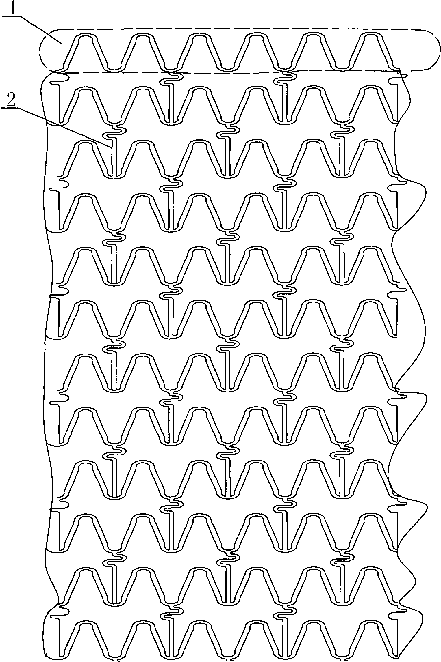 Artery medicine elution bracket