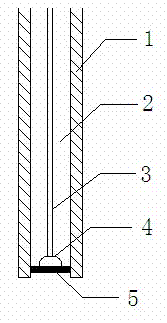 Cuprous ion selective electrode and cuprous ion measuring method thereof