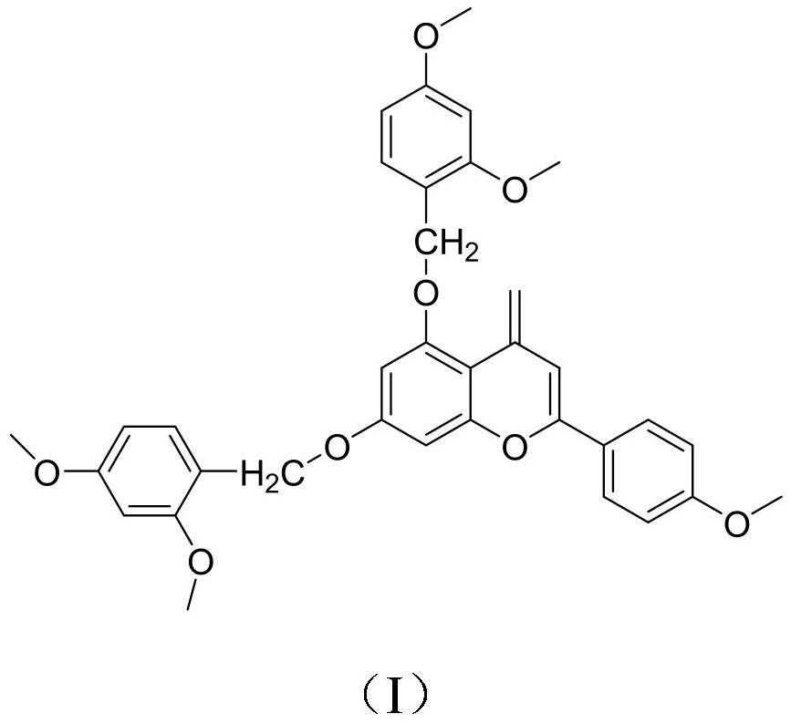 Anti-osteoporosis acacetin derivative and preparation method thereof