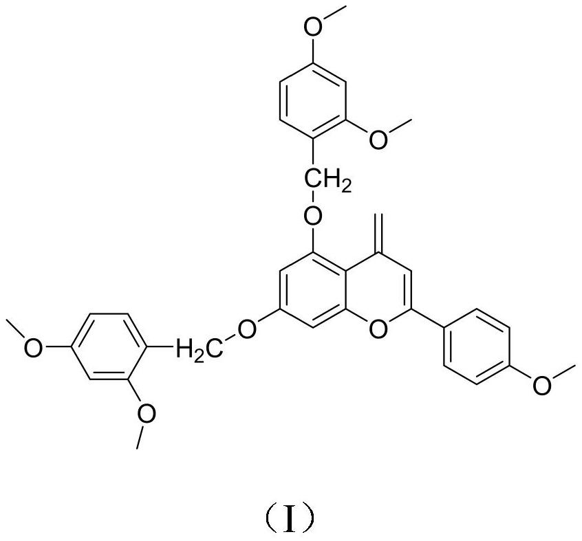 Anti-osteoporosis acacetin derivative and preparation method thereof