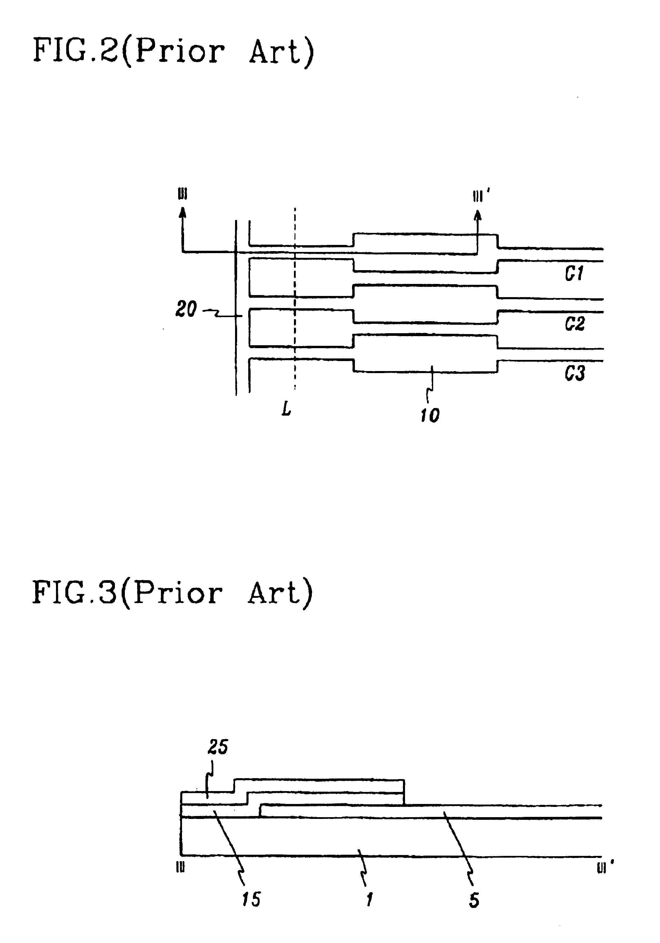 Multiple testing bars for testing liquid crystal display and method thereof