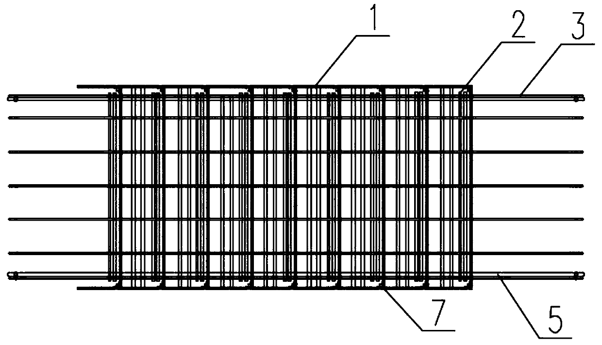 Assembly type prefabricated combined stair component