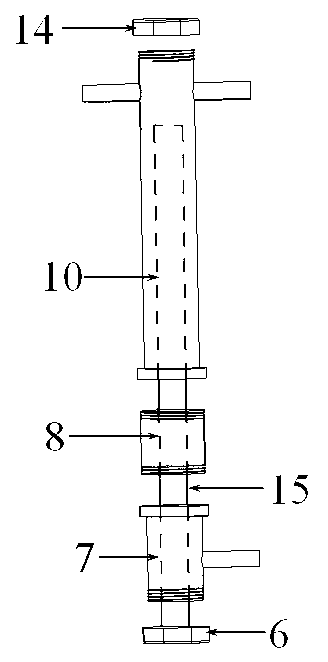 Experimental apparatus and experimental method for simulating gas-well annulus pressure carrying and air cutting processes