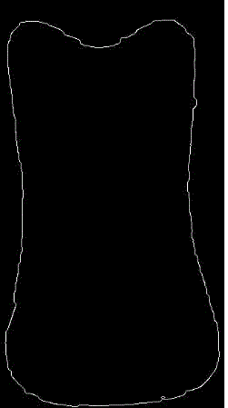 Simple curve smoothening method based on secondary B-spline curve