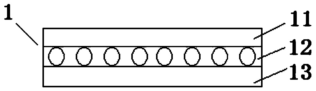 Film for pressure sensing test and preparation method thereof