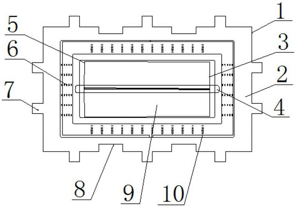 Overturning gutter inlet automatic overflowing and sewage intercepting device