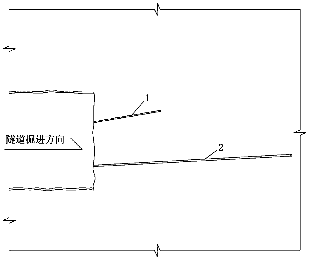 Tunnel construction method for crossing karst water-rich section