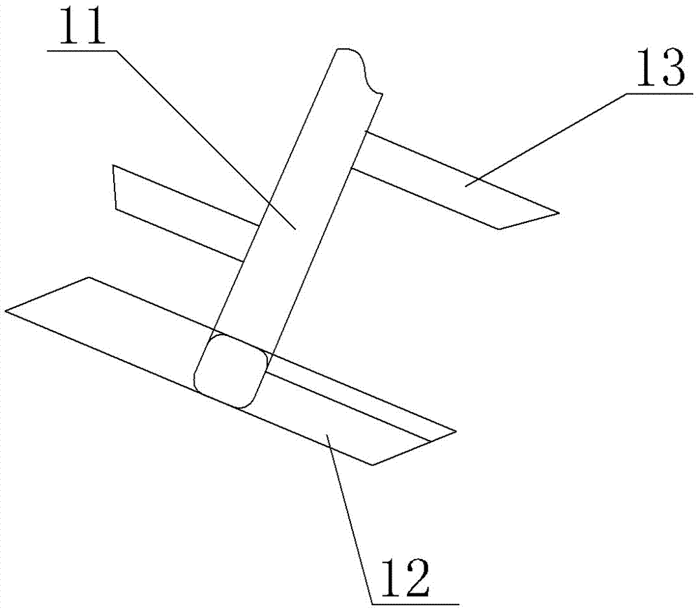 Rotary type double-acting mixer