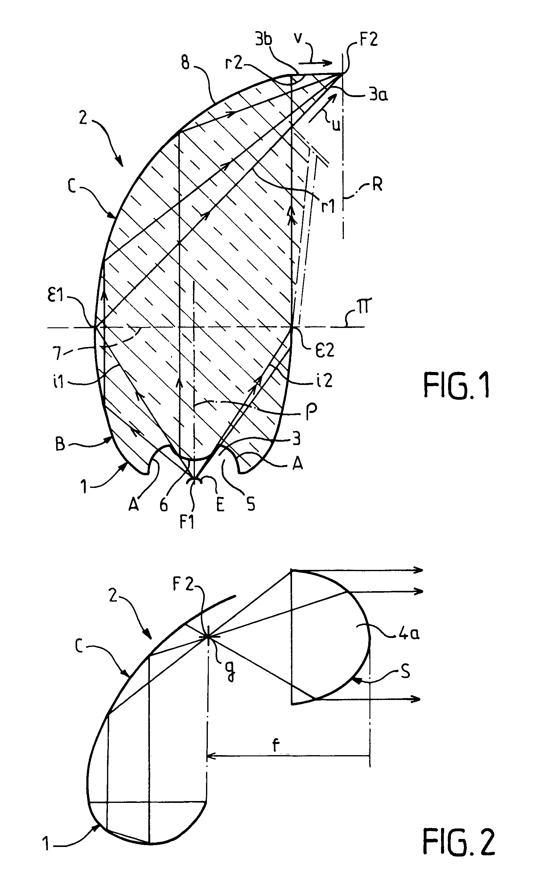 Lighting module giving a light beam with cut-off line for a motor vehicle headlight, and a headlight comprising such a module