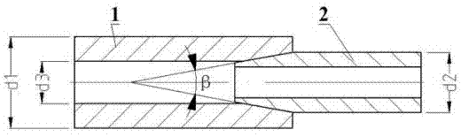 Method for manufacturing copper-aluminum welded joint of capillary tube and copper end sleeved aluminum capillary tube