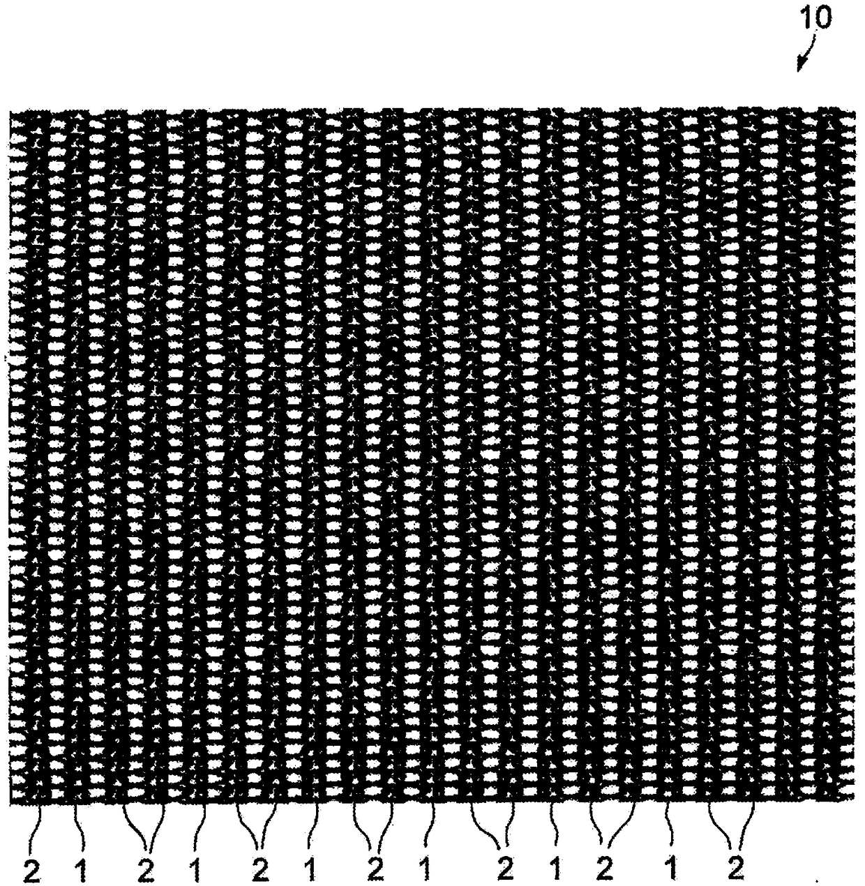 Warp-knitted fabric and medical material