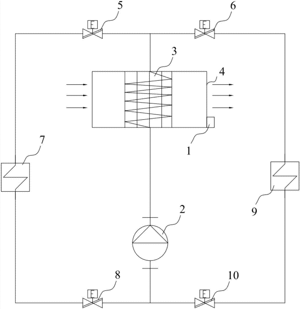 Marine air-conditioning system and control method thereof