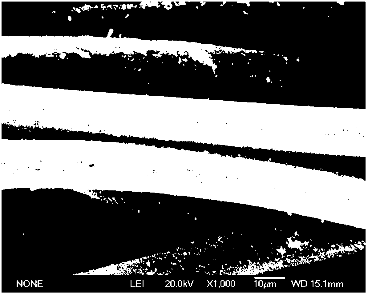 Method for modifying polyester fabric by using magnetic nanometer iron oxide