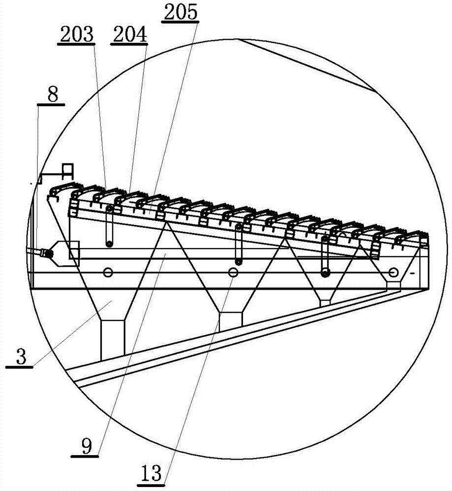 Multi-layer reciprocating type gasified combustion furnace