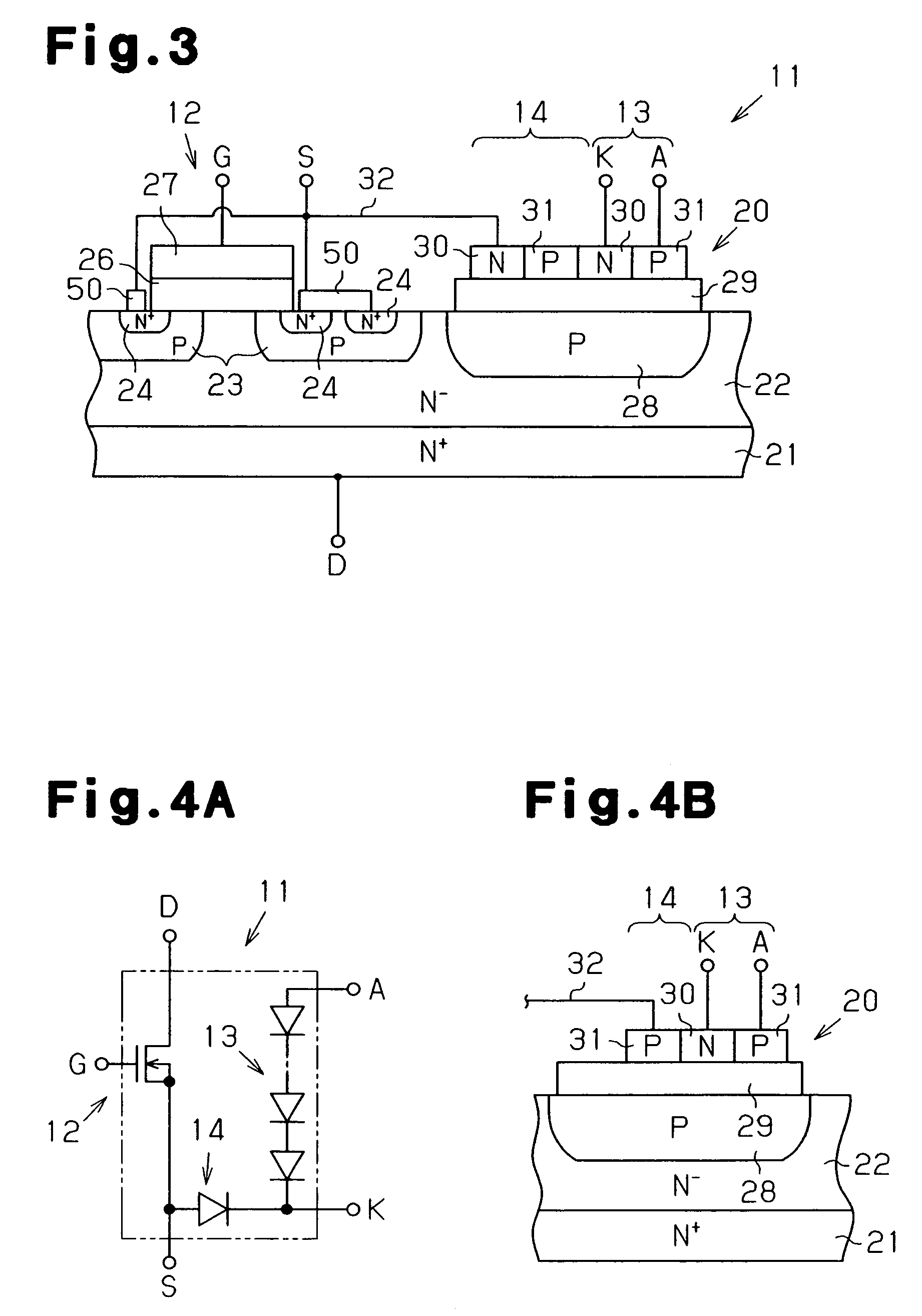 Semiconductor device provided with temperature detection function