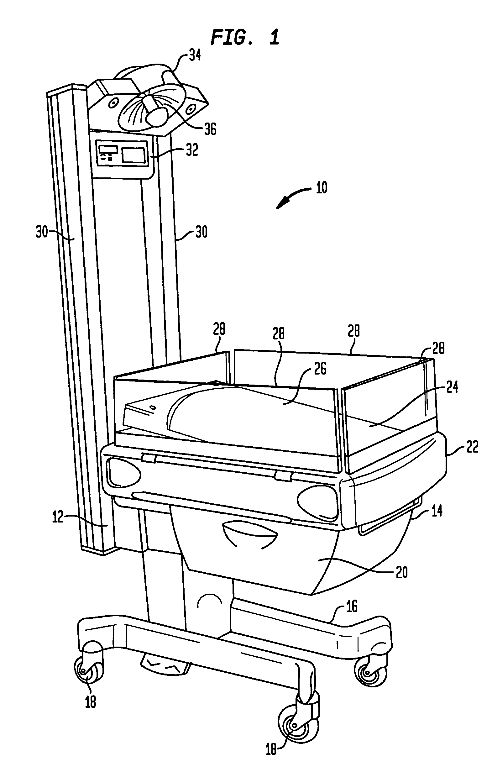 Direct heater control for infant care apparatus