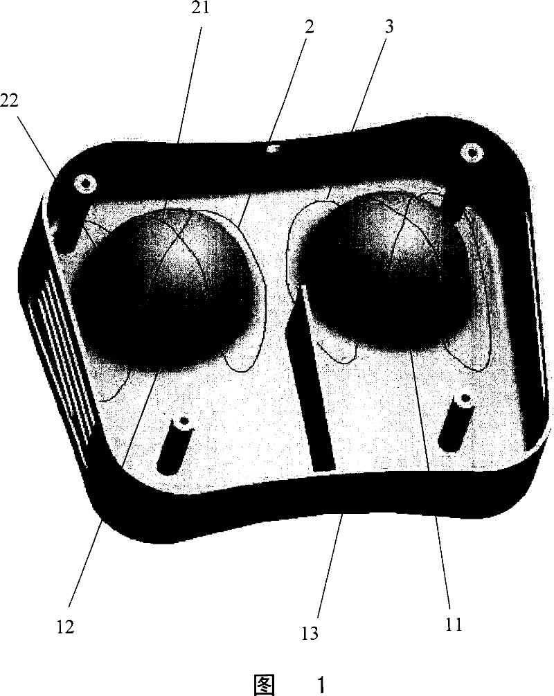 Breast radio-frequency coil device for the horizontal magnetic resonance imaging