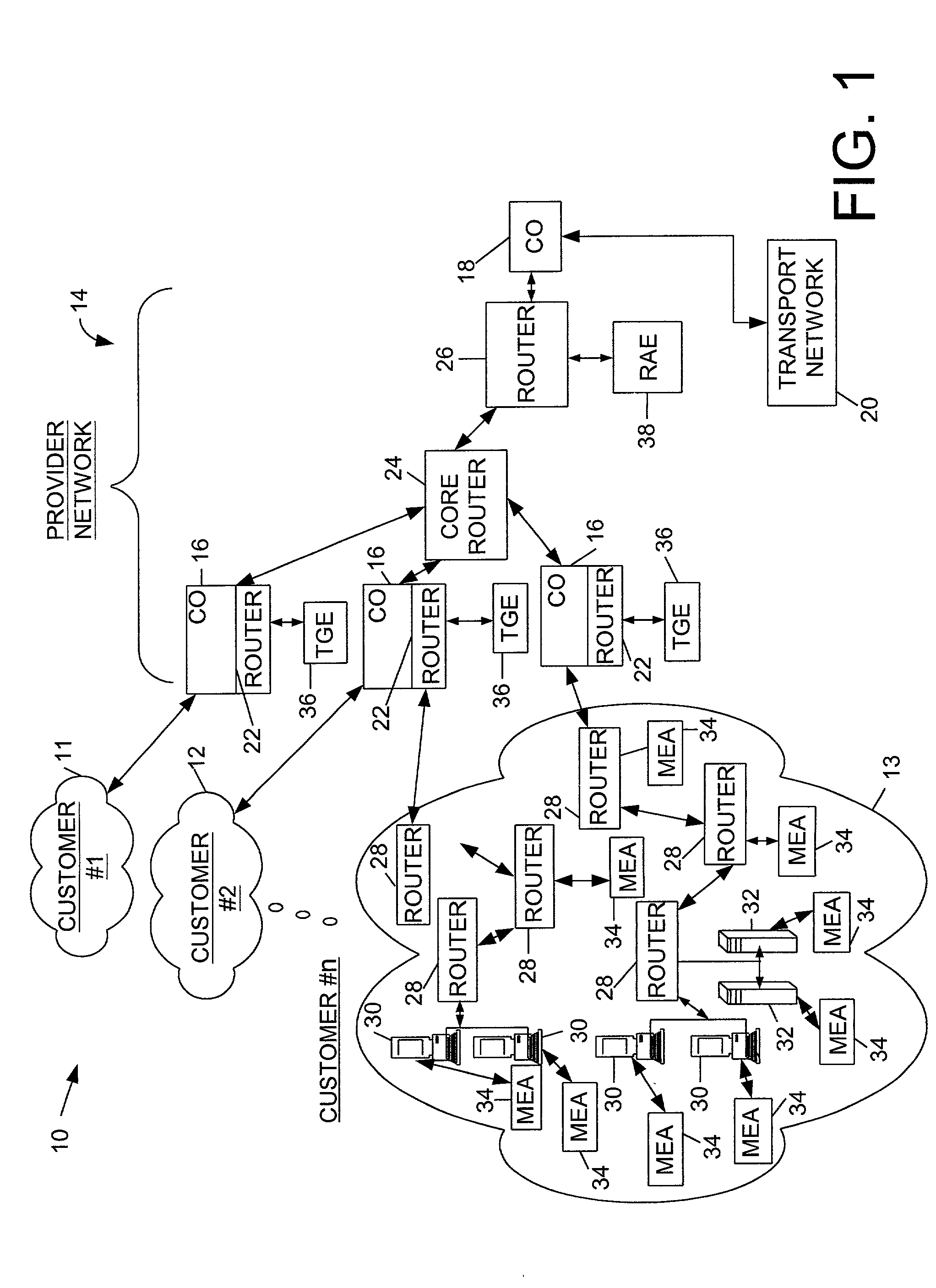 Non-invasive monitoring of the effectiveness of electronic security services