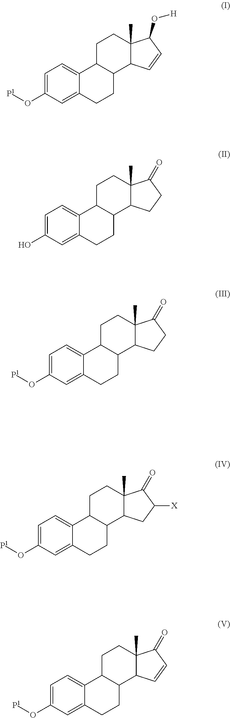 Process for the production of estetrol intermediates