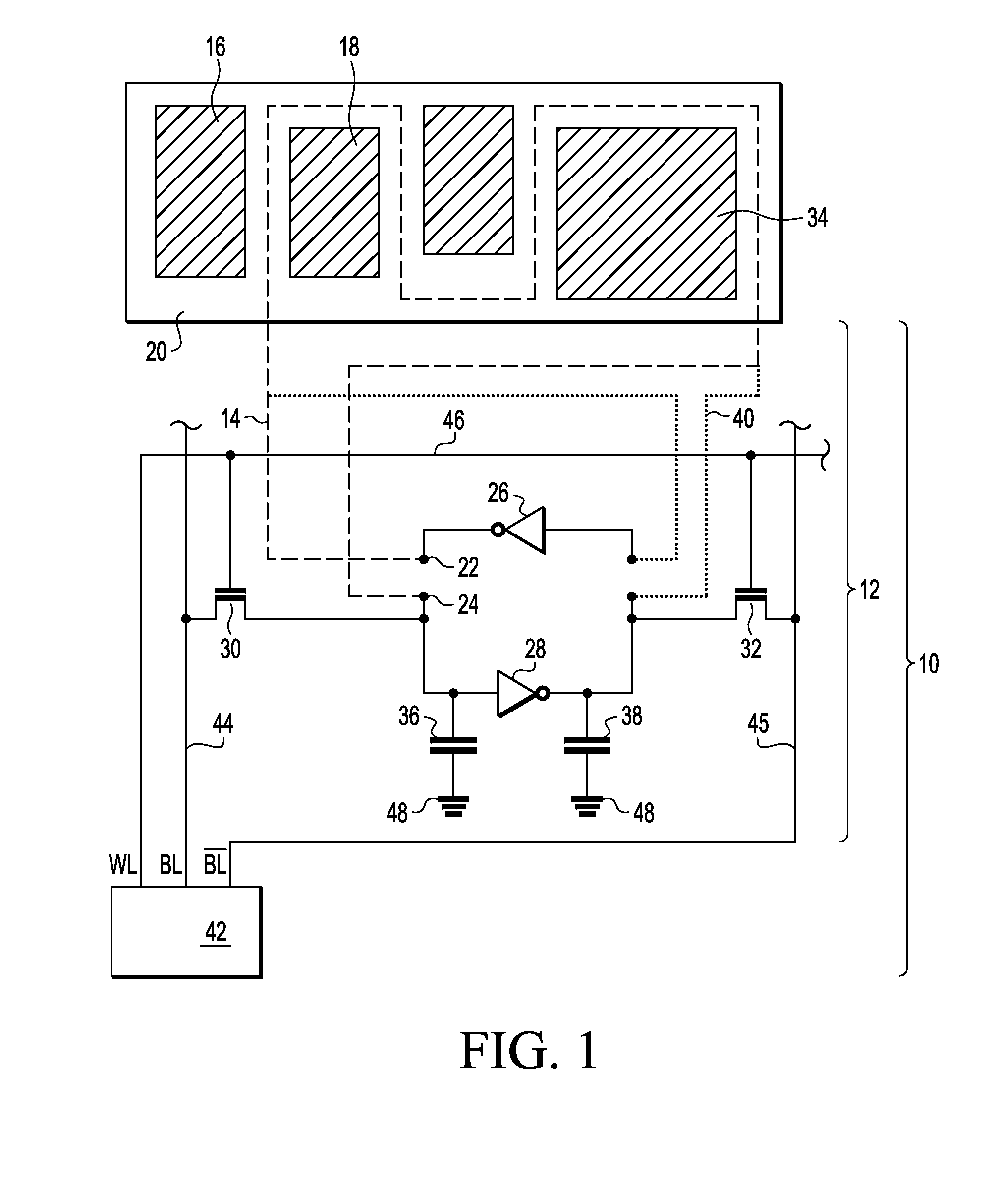 Chip damage detection device for a semiconductor integrated circuit