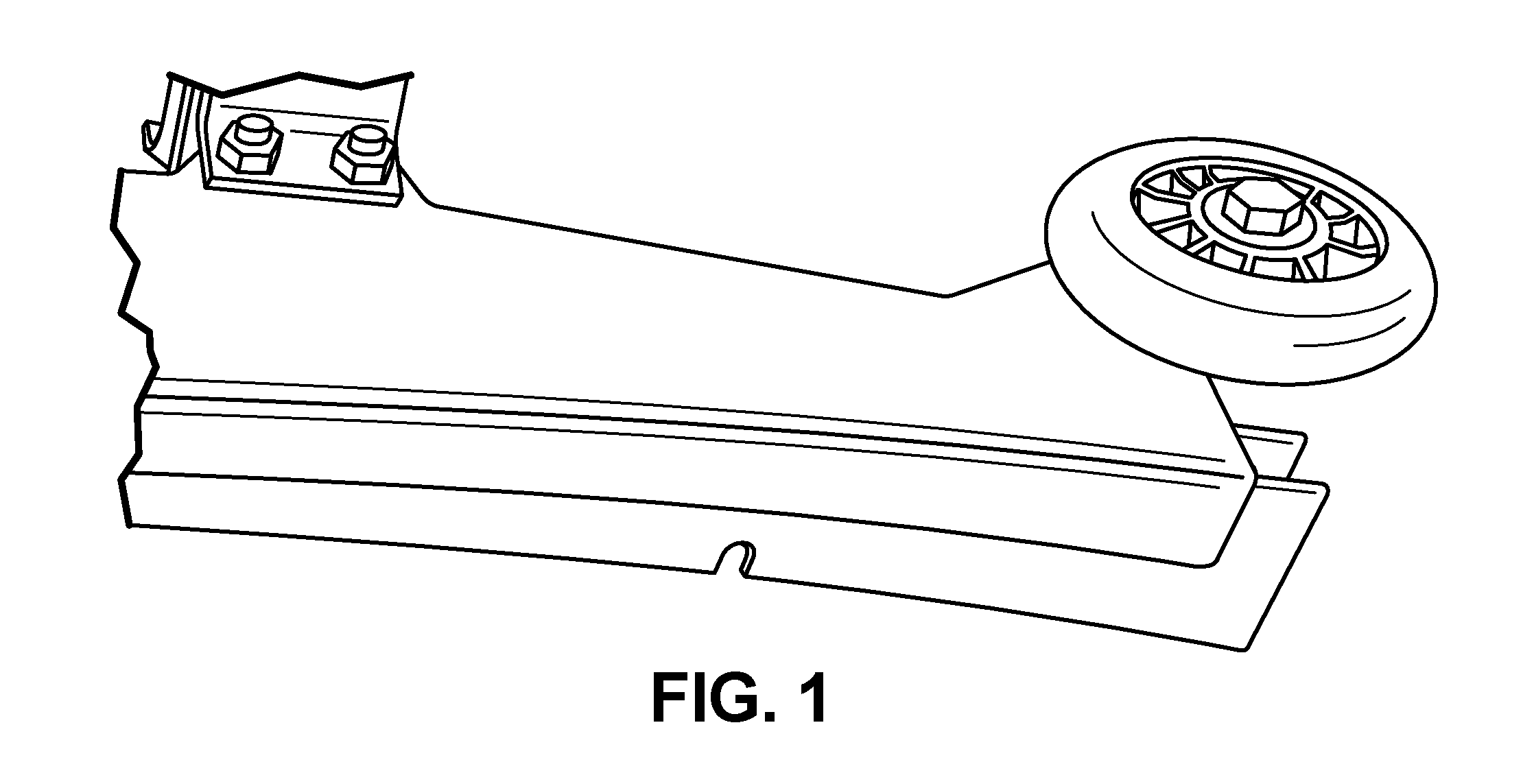 Squeegee with seal flap