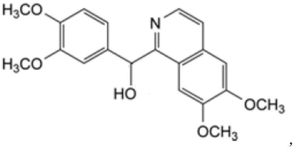 Preparation of powder injection pharmaceutical composition from high-purity papaverine hydrochloride