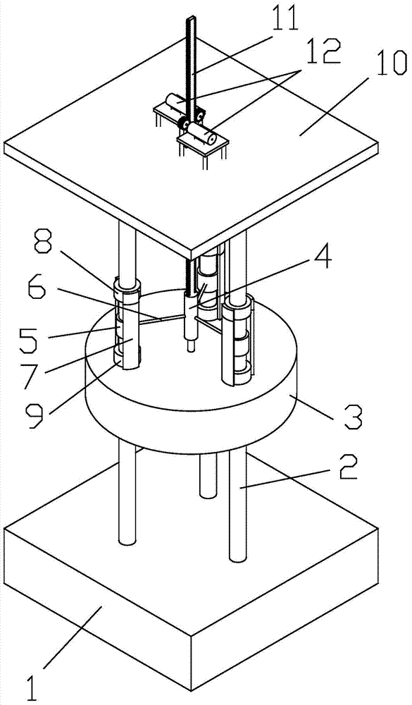 Tide level self-adaption device of vibration floater wave power generation device