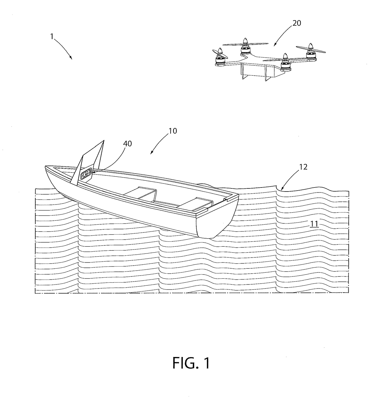 Unmanned vehicle control and operation in a marine environment