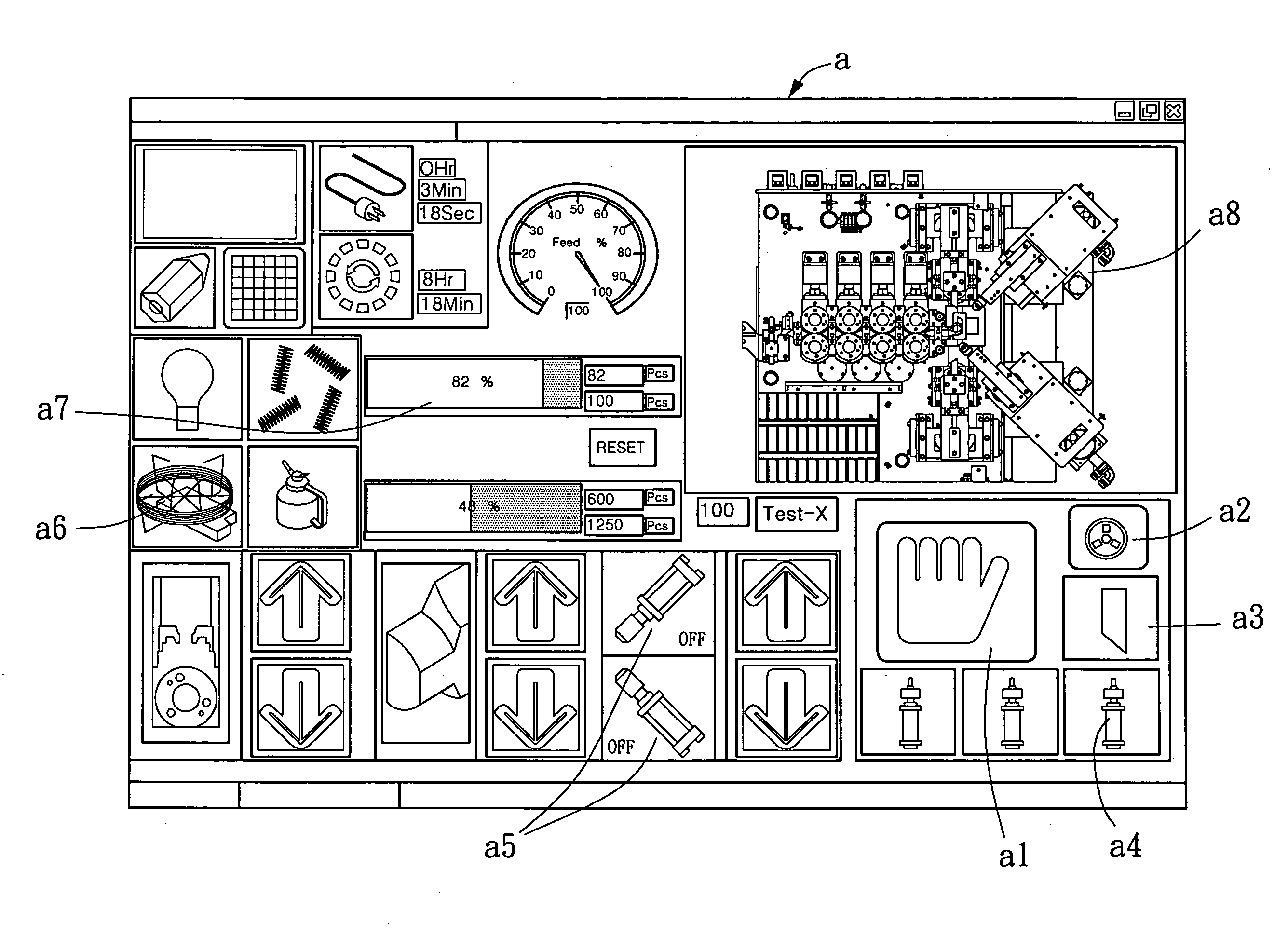 Spring-forming control system and its control method for a spring forming machine