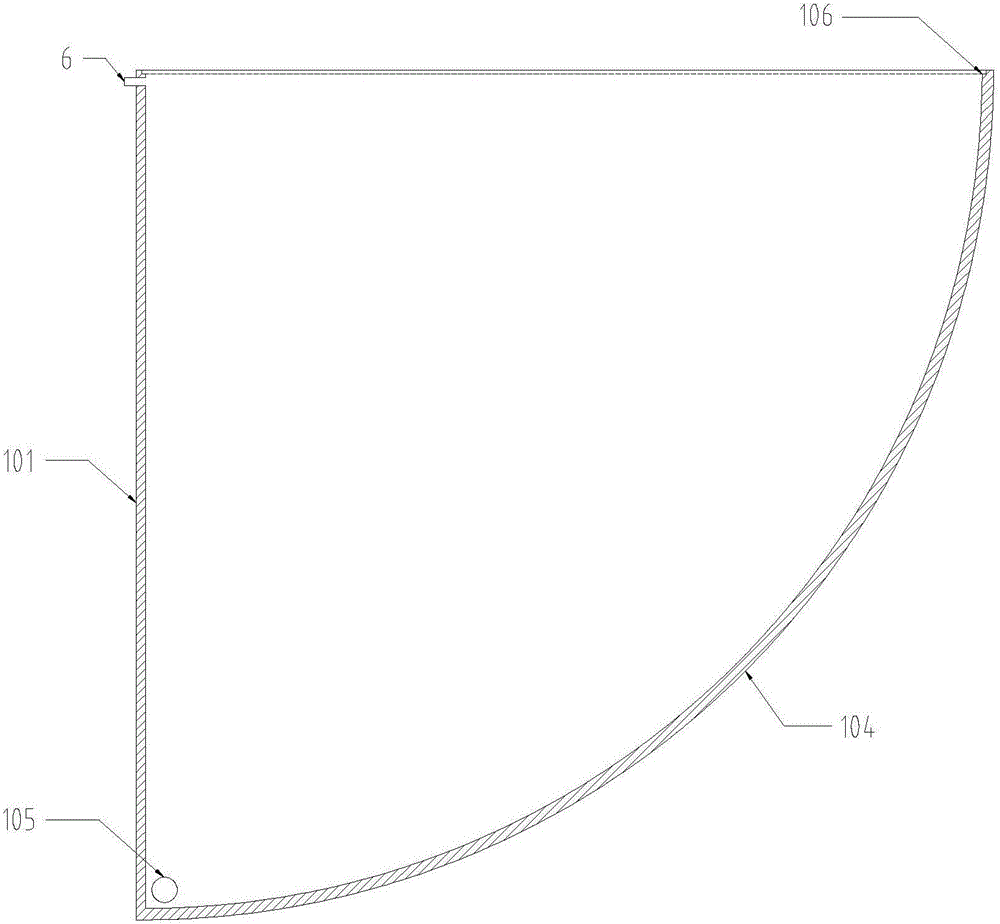 Experiment device for measuring heat transfer properties of high-rayleigh number fusion tank