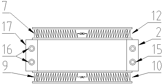 Supporting foot hoop device for power pole tower