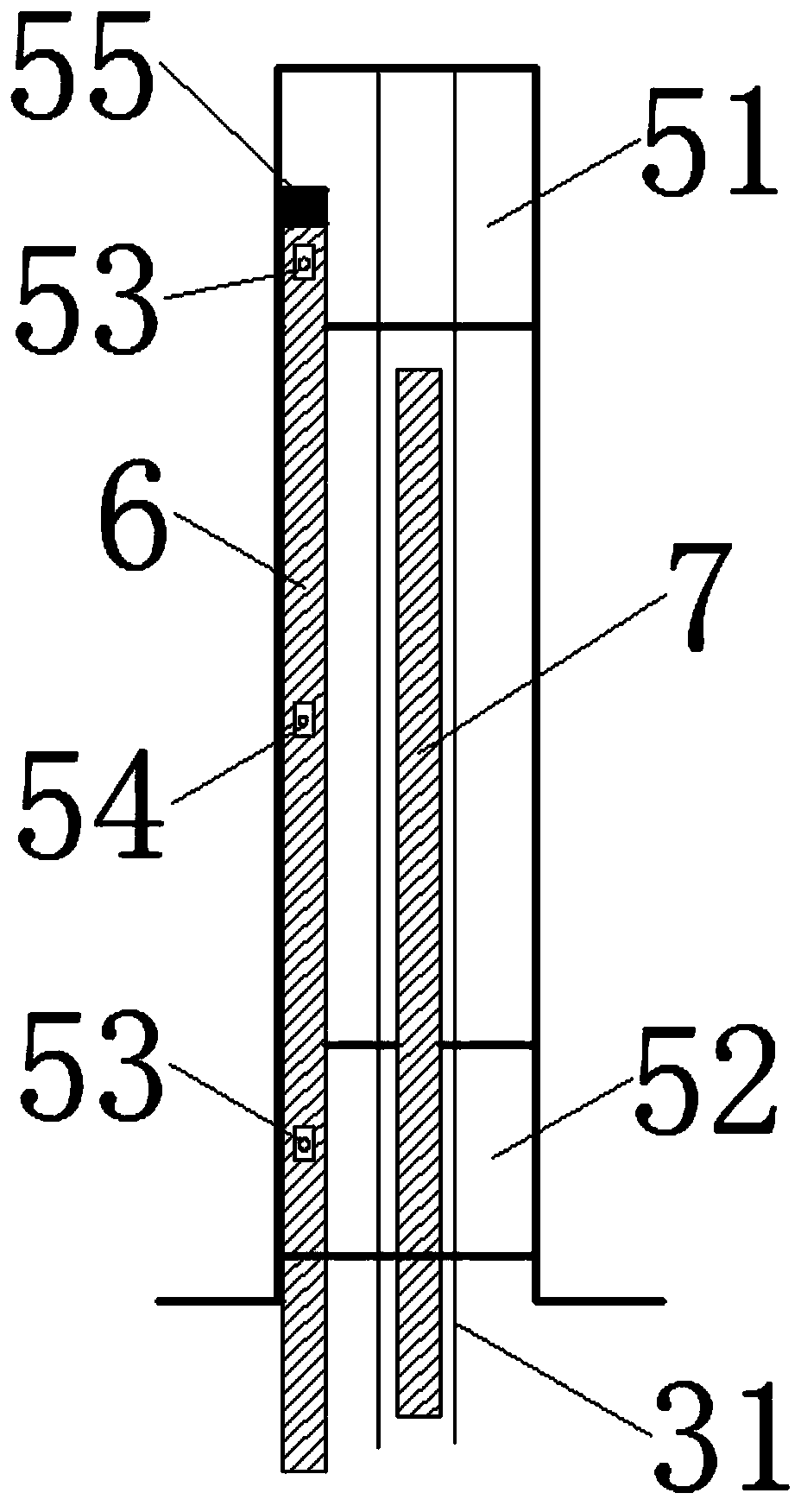 Deep hole blasting charging hole sealing device and using method thereof