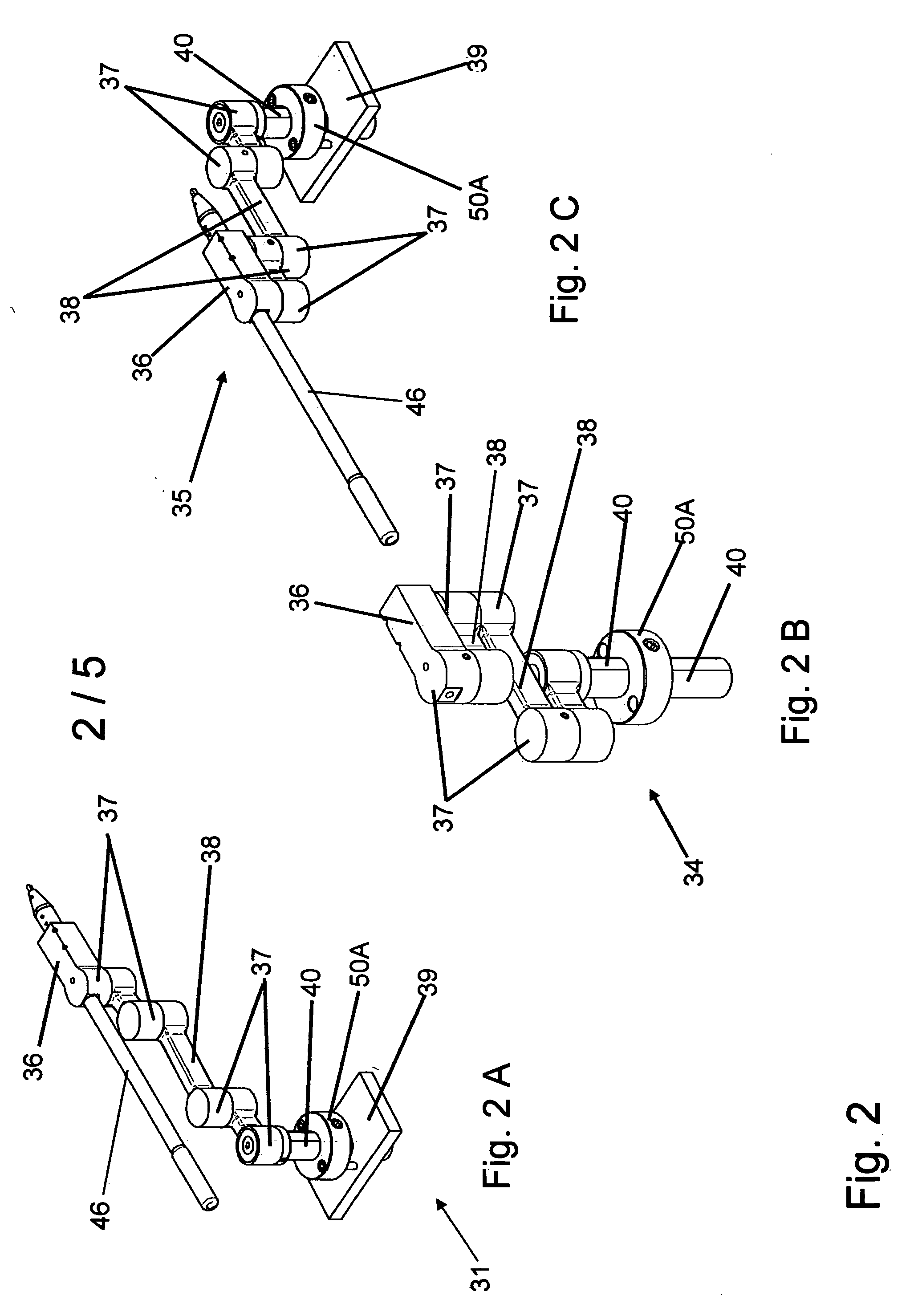 Special articulating tool holder