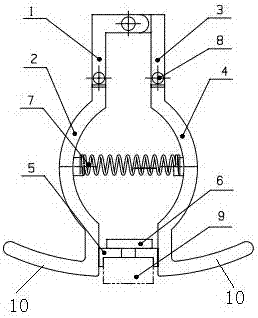 Adjustable metallographic sample clamp