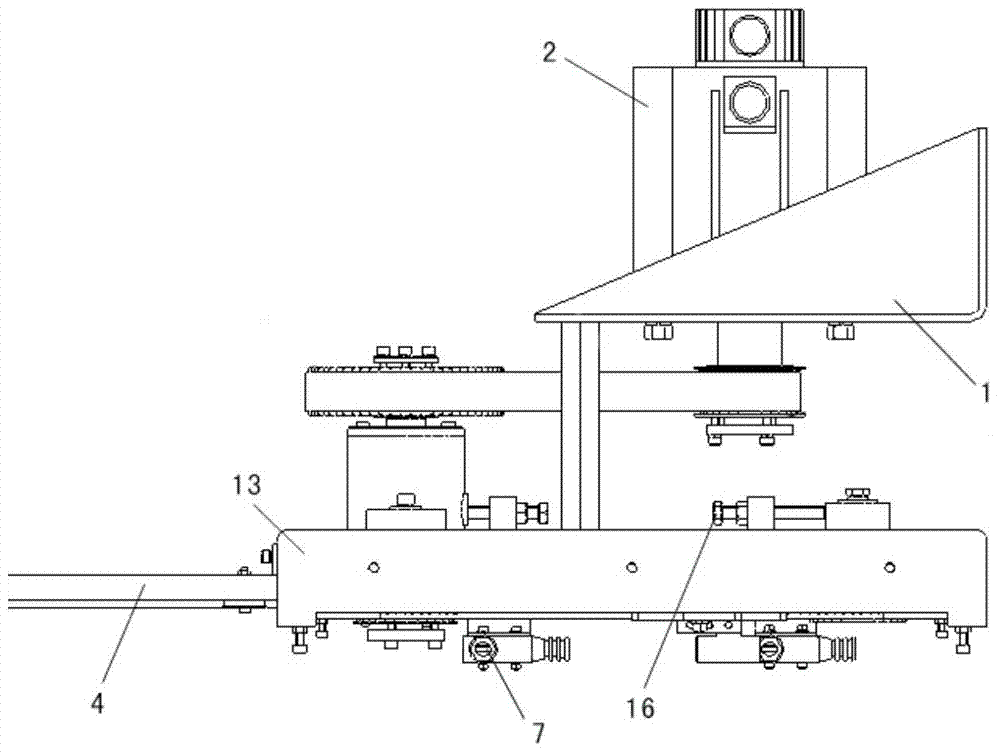 Spinning machine servo drive winding transversing gear