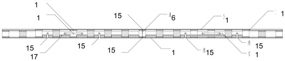 Modularized prefabricated integrated building construction system and construction method thereof