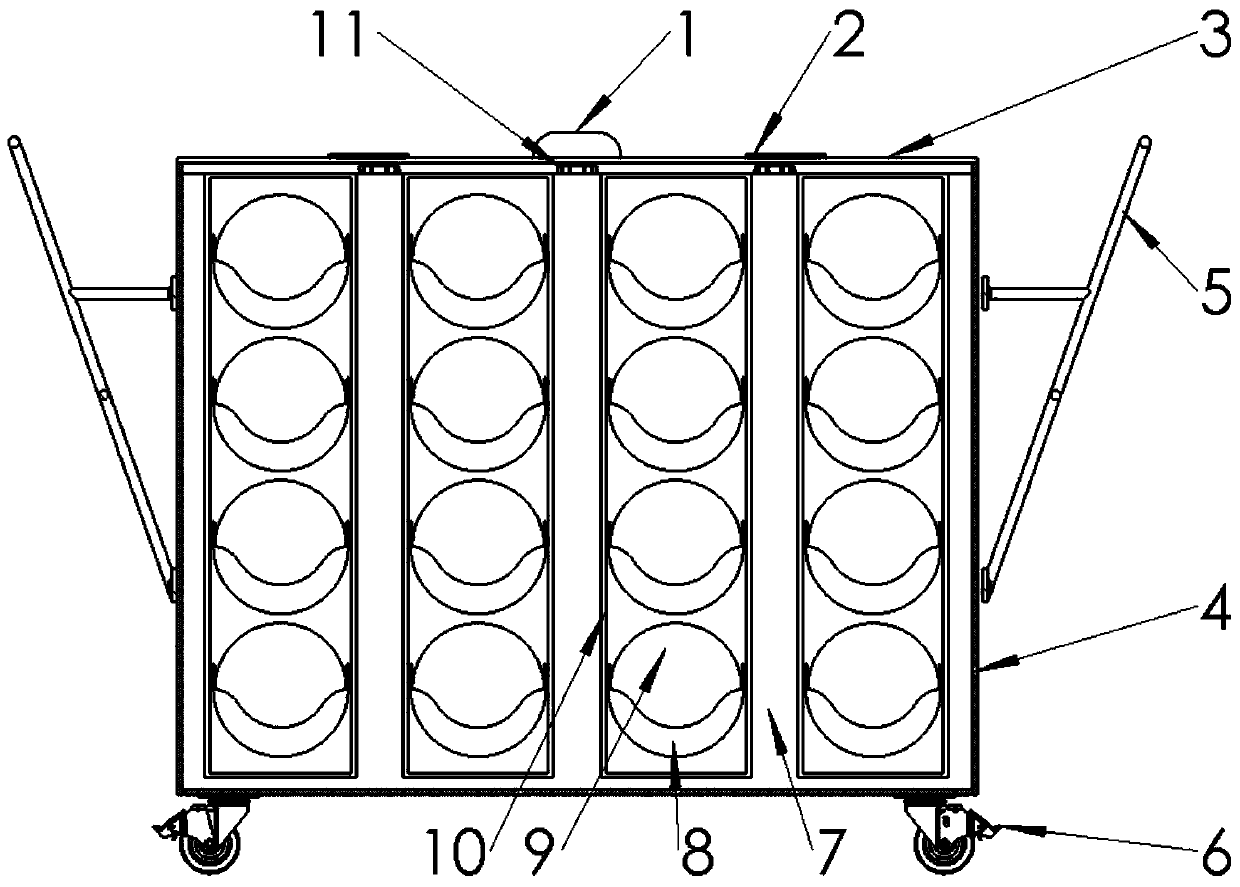 Ball collector for basketball training