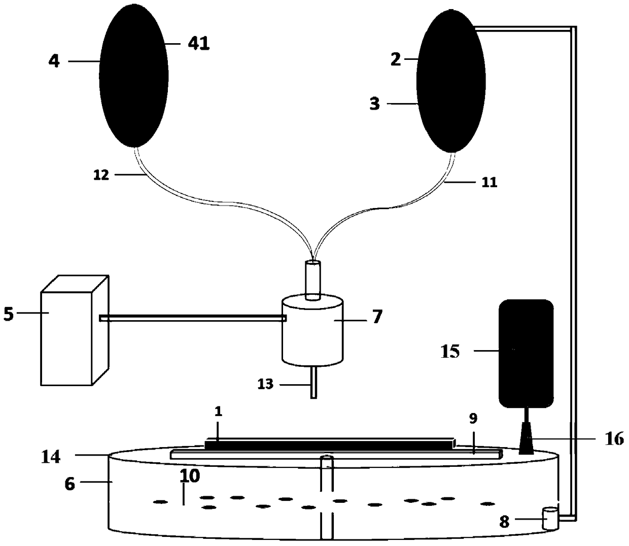 A liquid metal assisted aluminum block direct hydrogen production device and its application