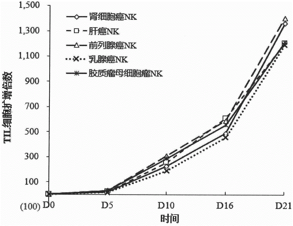 Method for preparing autologous natural killer cell in cocktail culture and and kit product