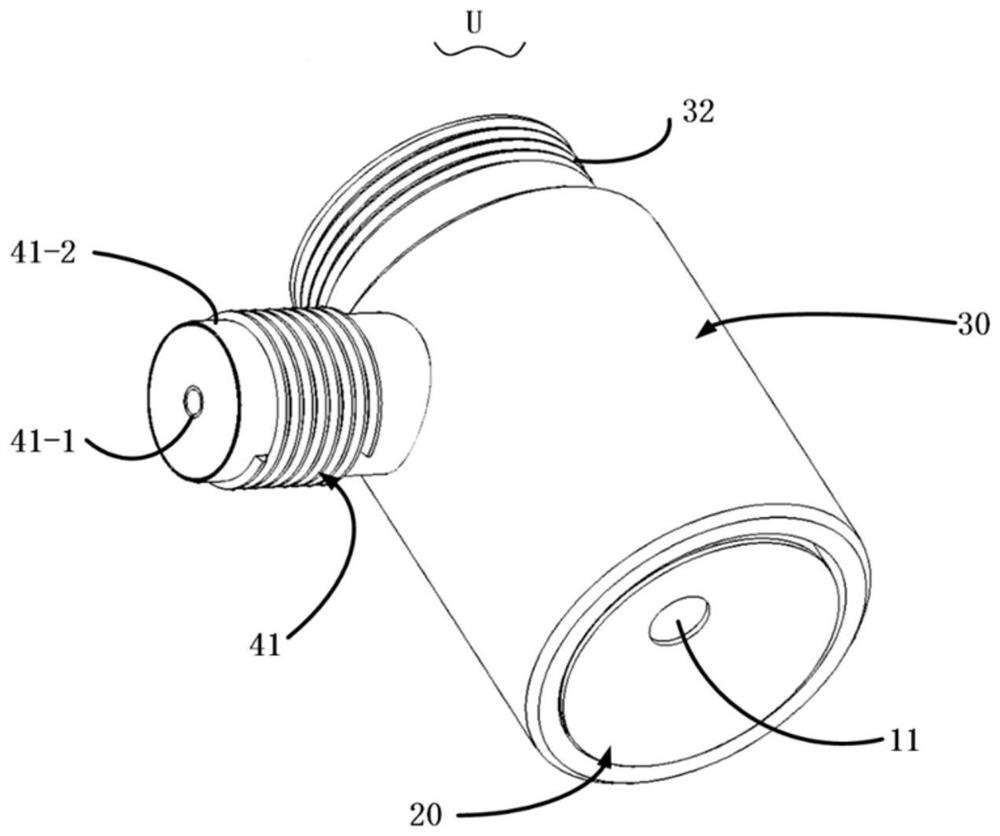 Opto-acoustic/ultrasonic bimodal high-frequency probe based on ellipsoidal curvature