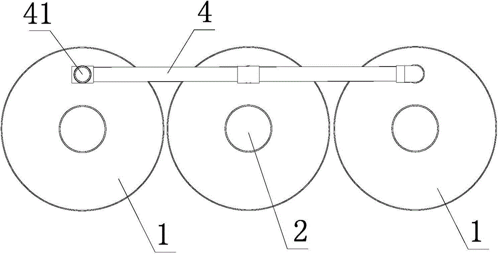 Split overflow preventing water tank