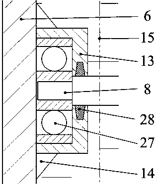 Pulping device based on multi-zone reciprocating turnover turbulent-flow impact-type pulping