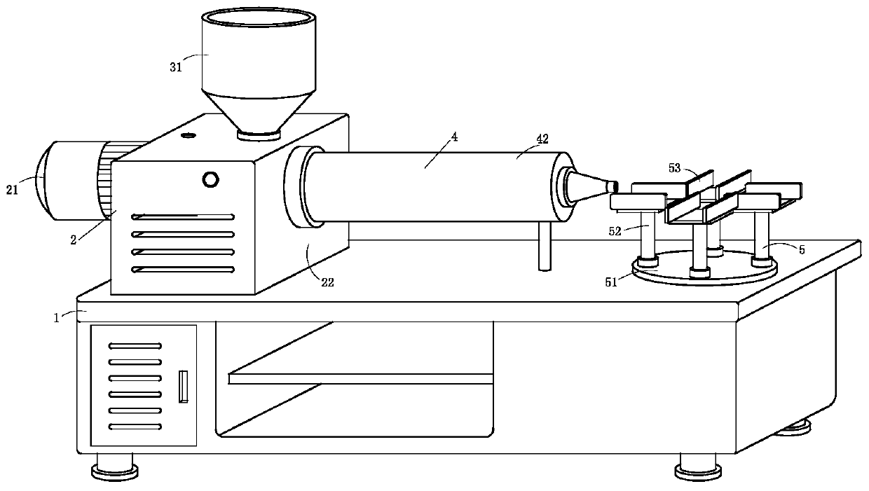 Multi-station temperature control injection molding machine