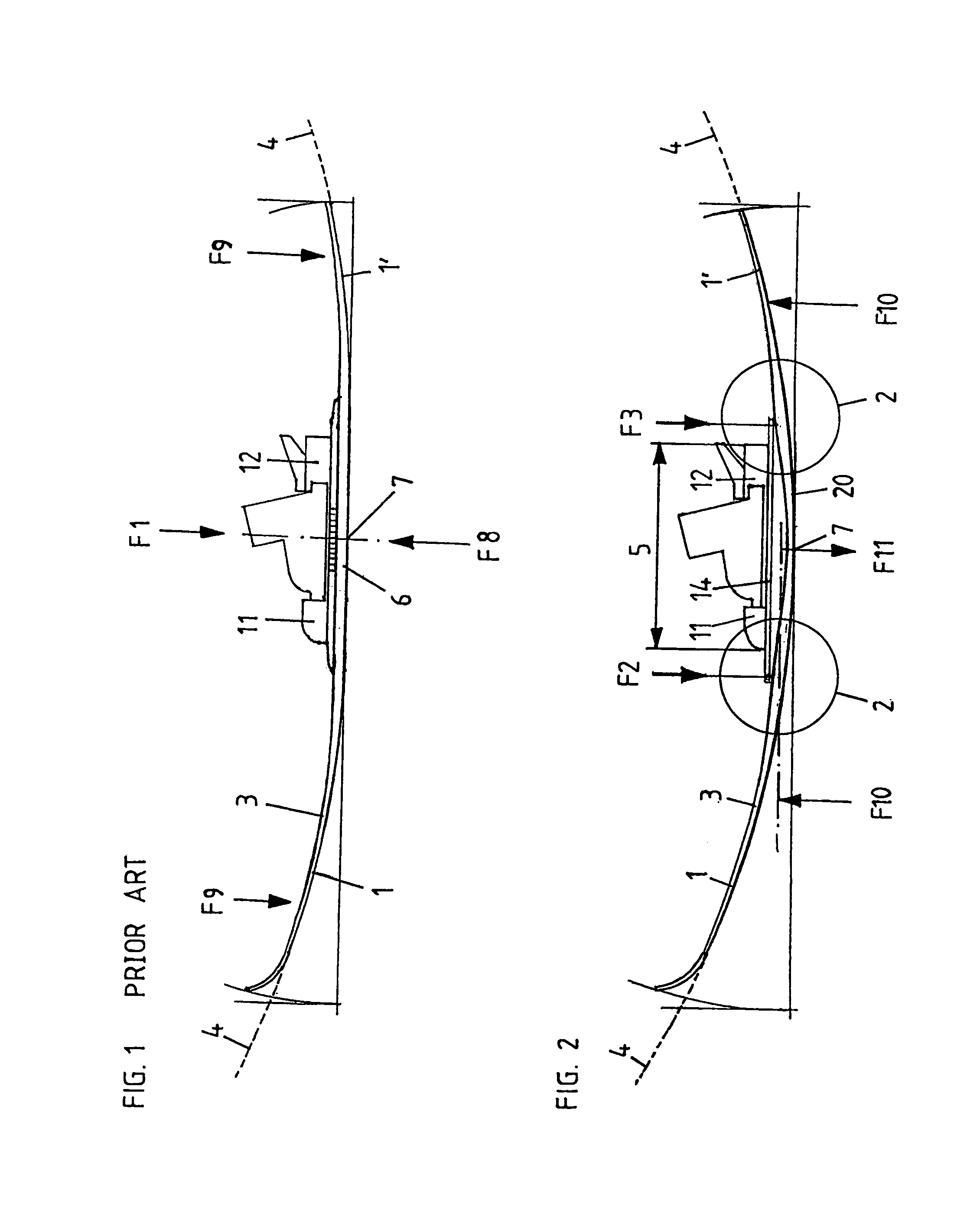 Ski spot apparatus with integrated force transmission system