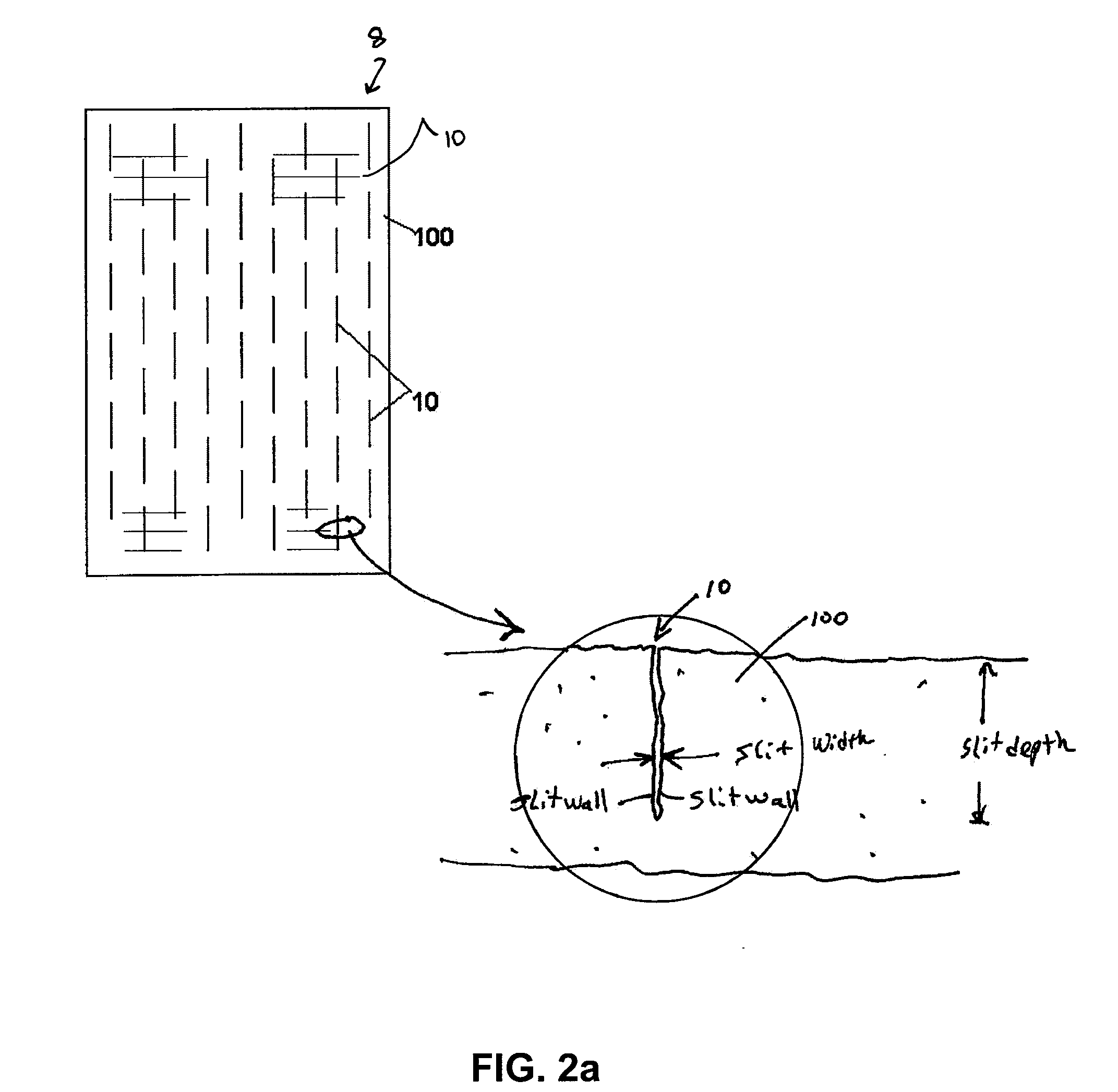 Absorbent Article with a Slitted Absorbent Core