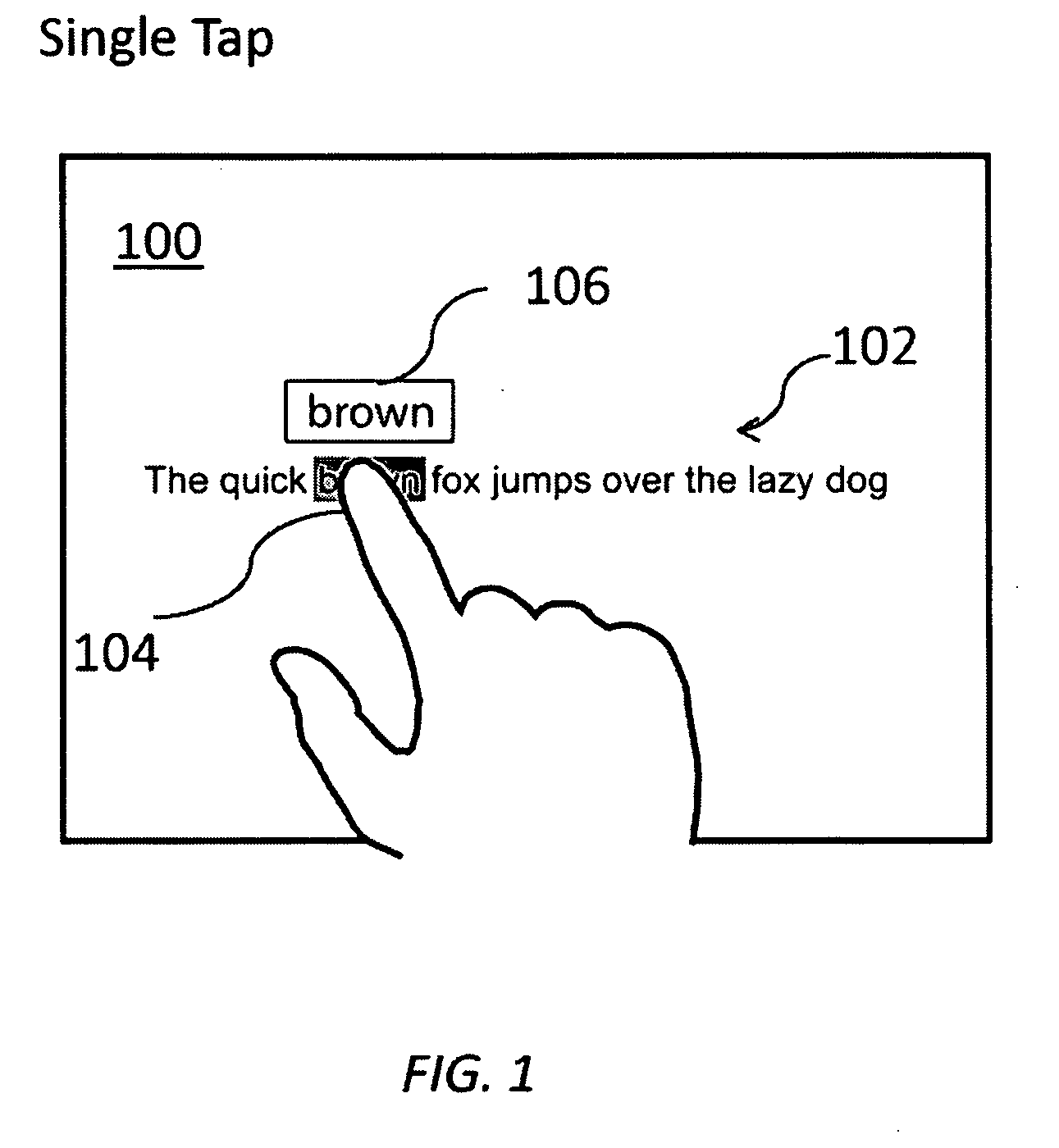 Scanner with gesture-based text selection capability